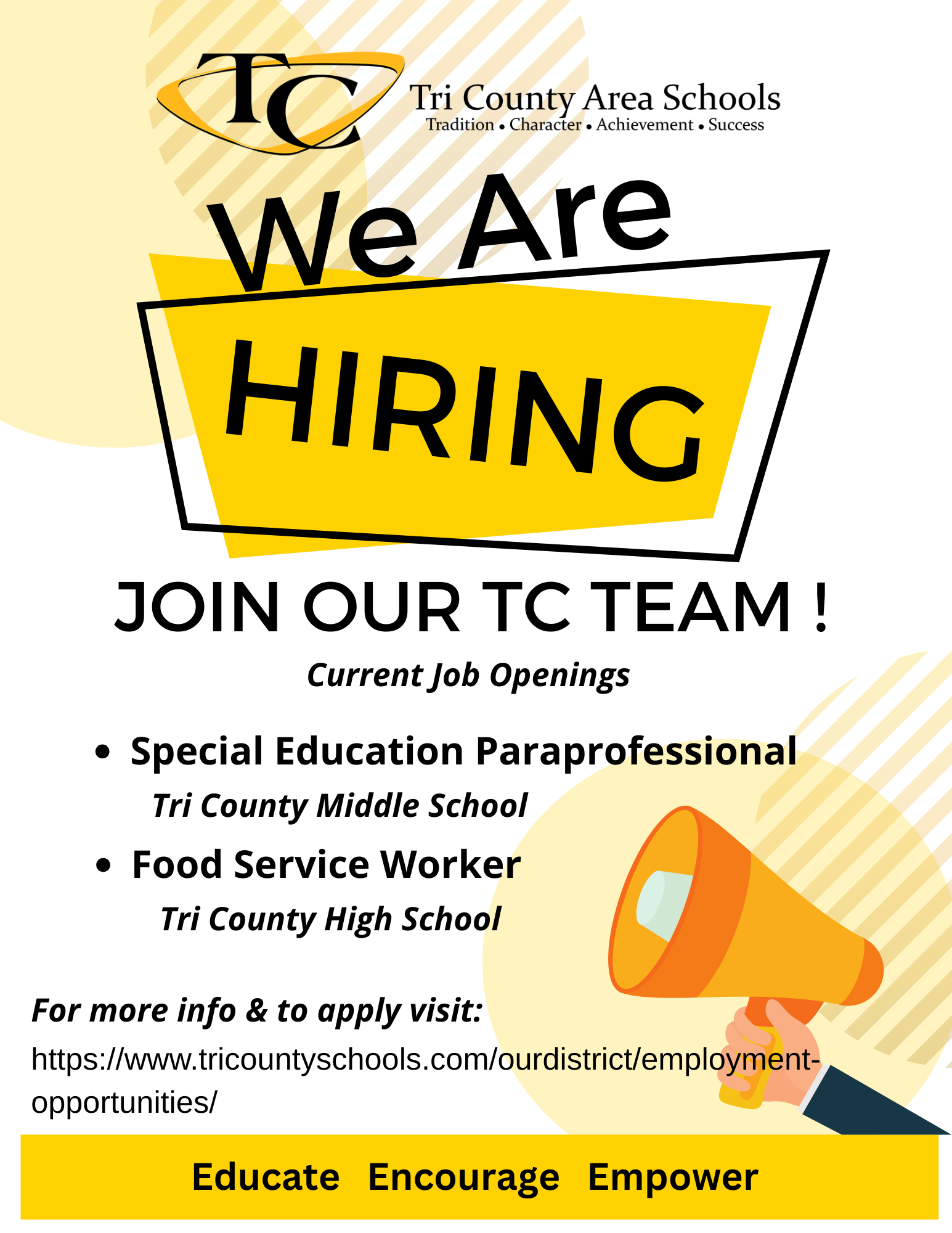 We Are Hiring Flyer